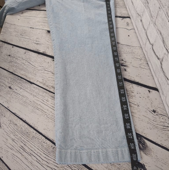 J. Crew drawstring elastic zipper casual pants with pockets light blue XL - Picture 11 of 12